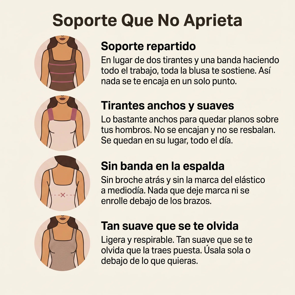 Dile Adiós A Los Brasieres Para Siempre, Sin Sacrificar El Soporte